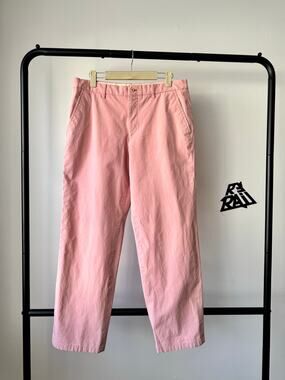 Issey Miyake Men Cotton Trousers Light Pink